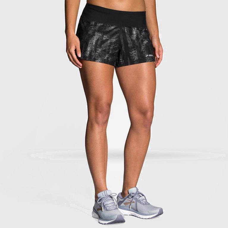 Brooks Chaser 3 Australia - Women's Running Shorts - Grey (295681-KQD)